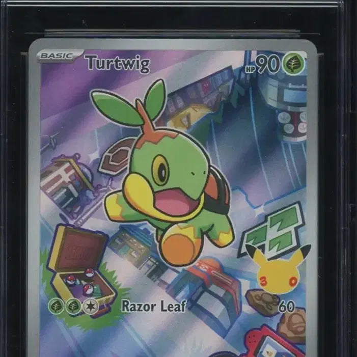 [BUNJANG] CCG Pristine 10 Turtwig First Partner Illust Collection #040 Pokemon Card / CCG 프리스틴 10등급 30주년 모부기 포켓몬 카드 판매합니다.
