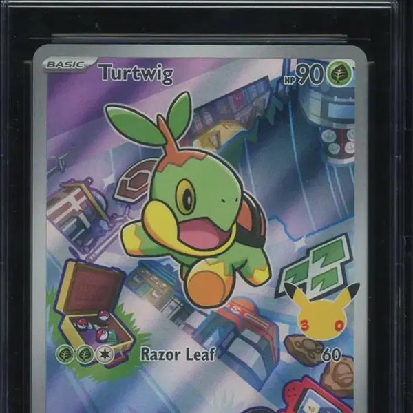 [BUNJANG] CCG Pristine 10 Turtwig First Partner Illust Collection #040 Pokemon Card / CCG 프리스틴 10등급 30주년 모부기 포켓몬 카드 판매합니다.