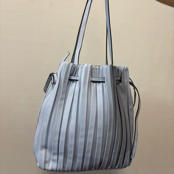 [BUNJANG] Zara Pleated Bucket Bag / 자라 플리츠 숄더+크로스백
