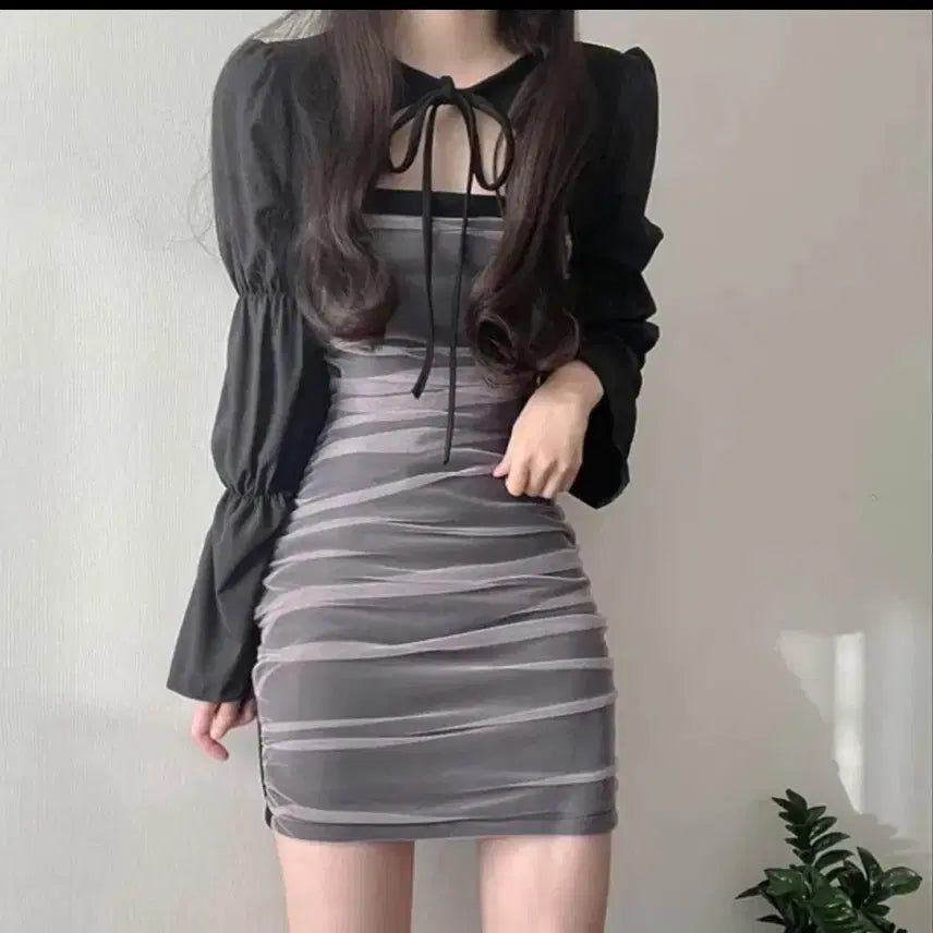 [BUNJANG] Shirring Dress (New) / 셔링원피스(새상품)