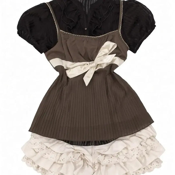 [BUNJANG] Latte Gyaru Hime Gyaru Clothing Set / 라떼갸루, 히메갸루 옷 세트로 판매함이 (개별도 ㄱㄴ)