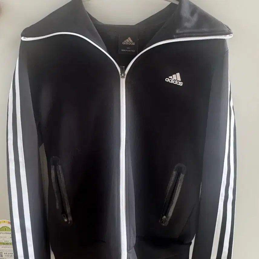 [BUNJANG] Adidas Performance Logo Track Top Black Jersey / [정품/A급] 아디다스 퍼포먼스 로고 트랙탑 블랙 져지
