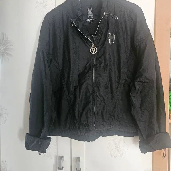 [BUNJANG] Lifework Windbreaker Jumper Black / 라이프워크