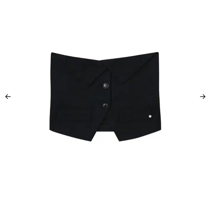 [BUNJANG] Bohemian Seoul Folded Button Bustier / 보헤미안서울 FOLDED BUTTON BUSTIER 폴디드 버튼 뷔스티에 보헴서