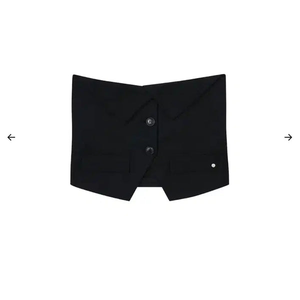 [BUNJANG] Bohemian Seoul Folded Button Bustier / 보헤미안서울 FOLDED BUTTON BUSTIER 폴디드 버튼 뷔스티에 보헴서