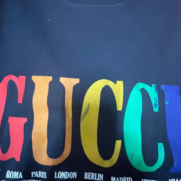 [BUNJANG] Gucci Black T-Shirt / 구찌 반팔티 블랙