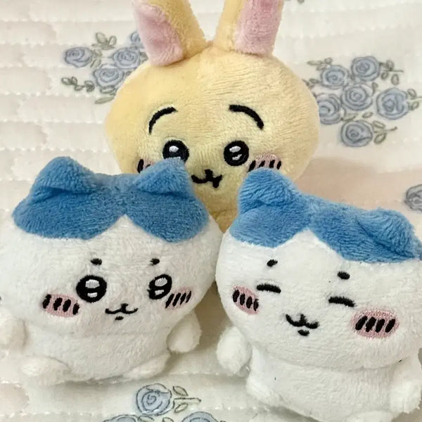 [BUNJANG] Chiikawa Sitting Plush Set Vol. 1 & 2 (Hachiwari & Usagi) / 먼작귀 치이카와 앉은 누이 가챠 1탄 2탄 하치와레 우사기