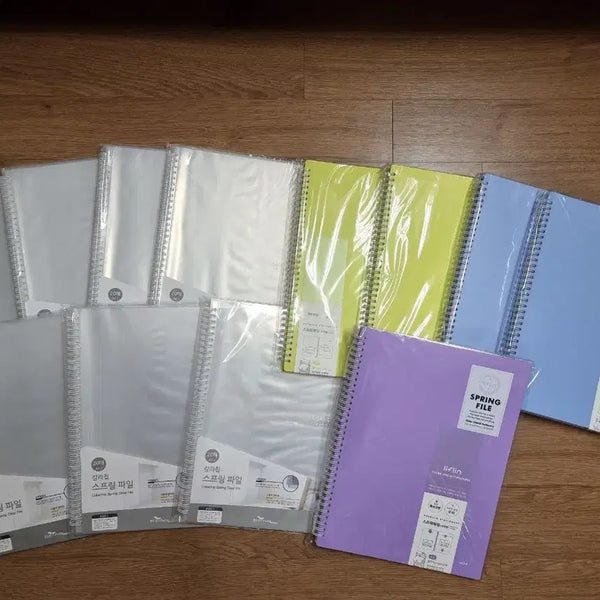 [BUNJANG] Spring File Binder (20/40 Sheets) - New / (새상품 일괄) 스프링 파일 20매, 40매 판매
