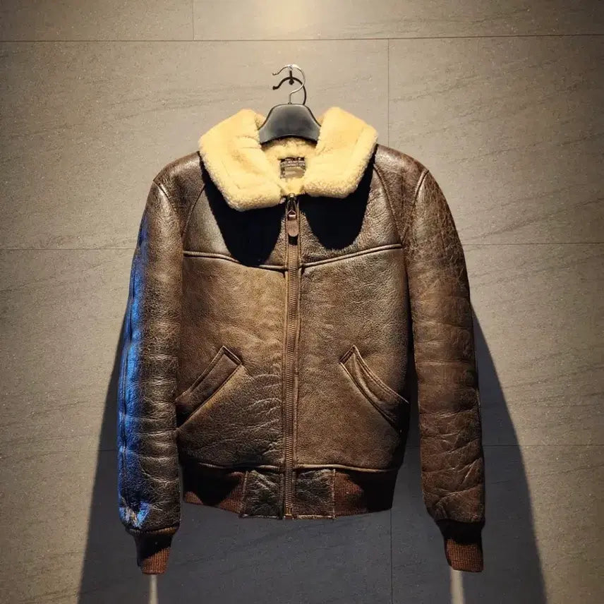 [BUNJANG] Avirex B-6 Shearling Leather Jacket / 80~90s 아비렉스 B-6 무스탕