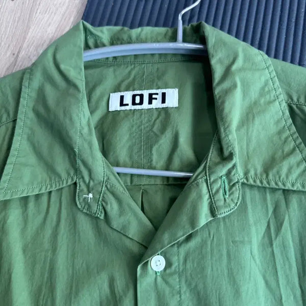 [BUNJANG] LPAI Green Short-Sleeve Shirt L / (1회세탁) 로파이 그린 반팔셔츠 L