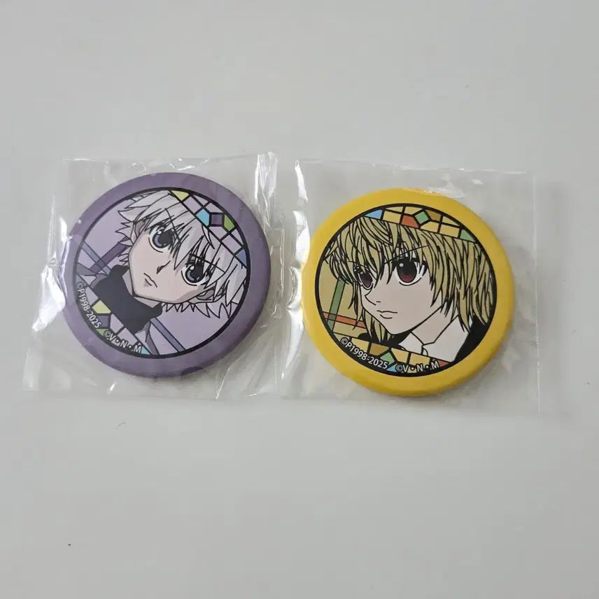 [BUNJANG] Jump Shop Hunter x Hunter Can Badge - Killua & Kurapika / 점프샵 헌터헌터 캔뱃지 - 키르아 크라피카