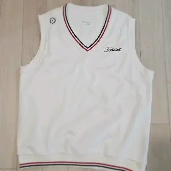 [BUNJANG] Titleist Golf White Short Sleeve Shirt Size 95 / 타이틀리스트 골프 반팔 흰색 95  가슴단면 51