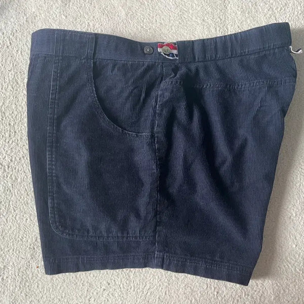 [BUNJANG] Thom Browne Navy Corduroy Shorts Size 3 / 톰브라운 쇼츠 3(착샷)