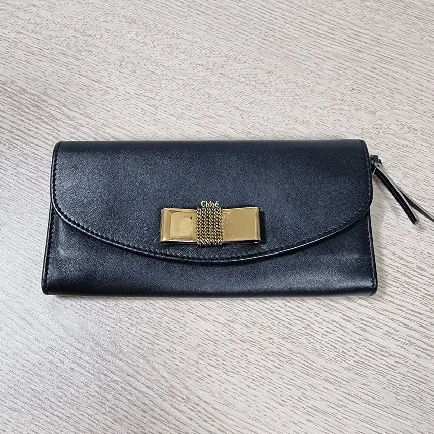 [BUNJANG] Chloé Genuine Lambskin Long Wallet / 끌로에 양가죽 장지갑 정품ㅡ0410ㅁㅁ