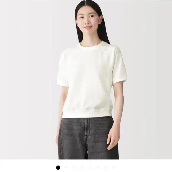 [BUNJANG] Muji Crew Neck Short Sleeve T-Shirt / 무인양품 크루넥 반소매 티셔츠 1번 착용