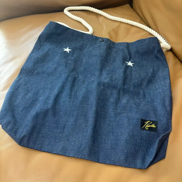 [BUNJANG] Needles x Beams Denim Crossbody Bag / Needles Beams 니들스 니들즈 빔즈 별주 데님 크로스백 가방