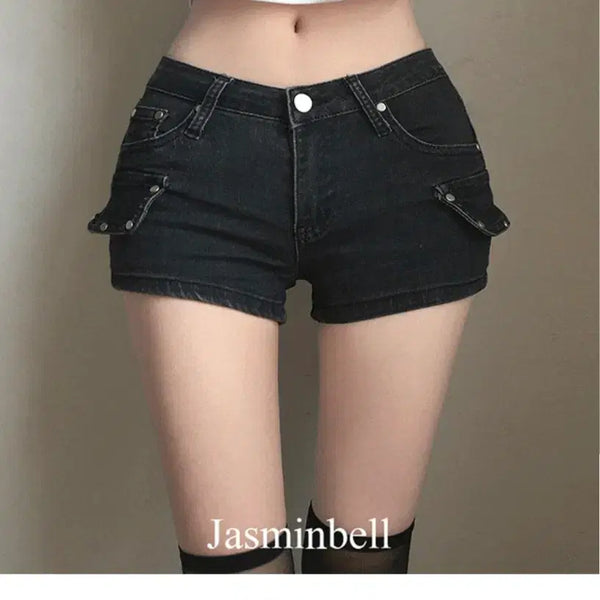 [BUNJANG] ABLY Low-Rise Cargo Hot Pants / 에이블리 로우라이즈 카고 핫팬츠