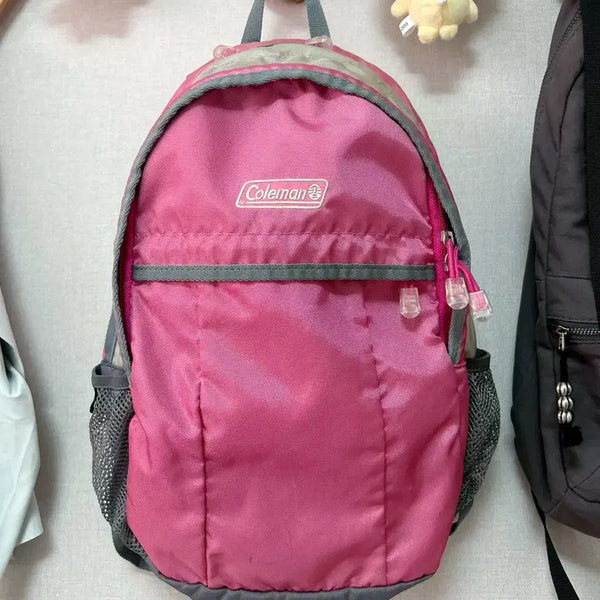 [BUNJANG] Coleman Pink Backpack / 콜맨 핑크 백팩