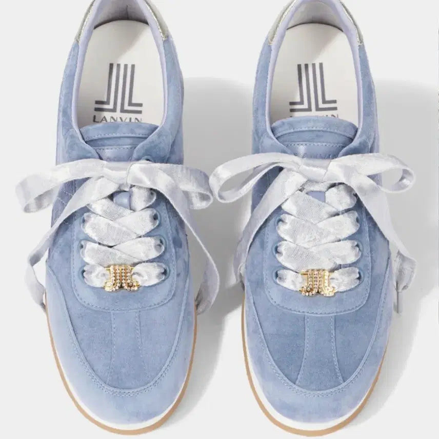 [BUNJANG] Lanvin Suede Lace-Up Sneakers / 랑방 스웨이드 레이스업 스니커즈 230ㅡ235