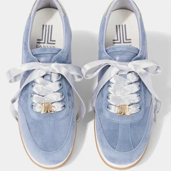 [BUNJANG] Lanvin Suede Lace-Up Sneakers / 랑방 스웨이드 레이스업 스니커즈 230ㅡ235