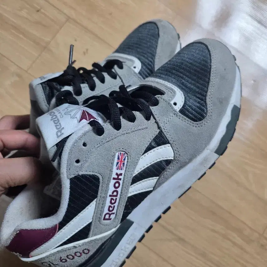 [BUNJANG] Reebok GL6000 Sneakers Grey/Black / 파격세일)..235.리복 GL6000 스니커즈 회색/검정 실착용1회. 상태좋아요