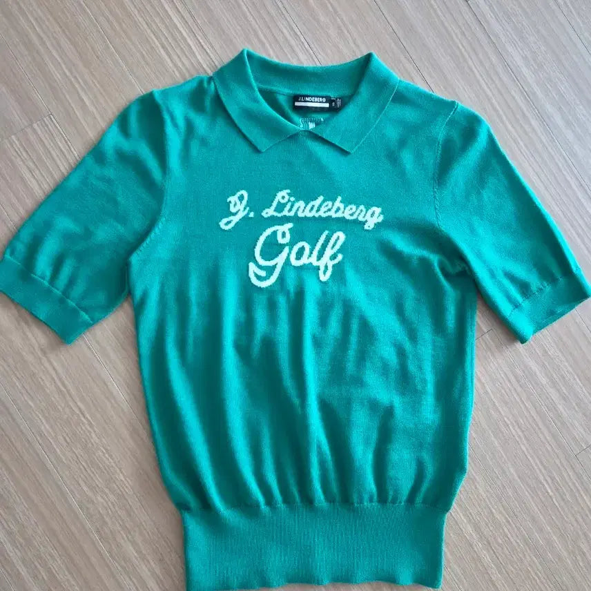 [BUNJANG] J. Lindeberg Golf Women's Short Sleeve Knit Green / 제이린드버그 골프 반팔 니트 그린
