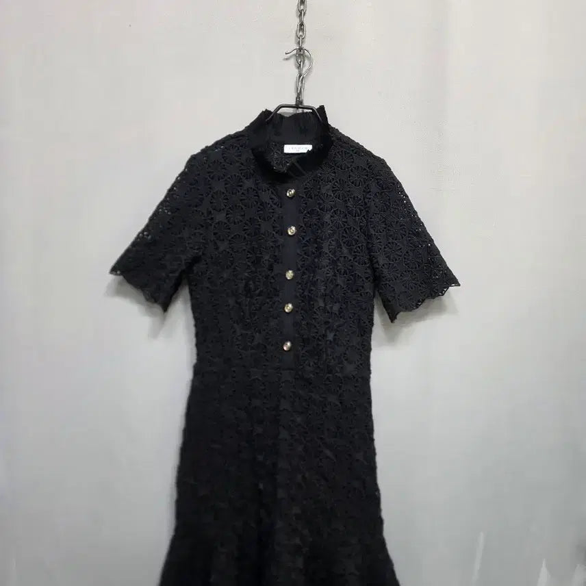 [BUNJANG] Sandro Lace Dress Black / 산드로 레이스 원피스 블랙