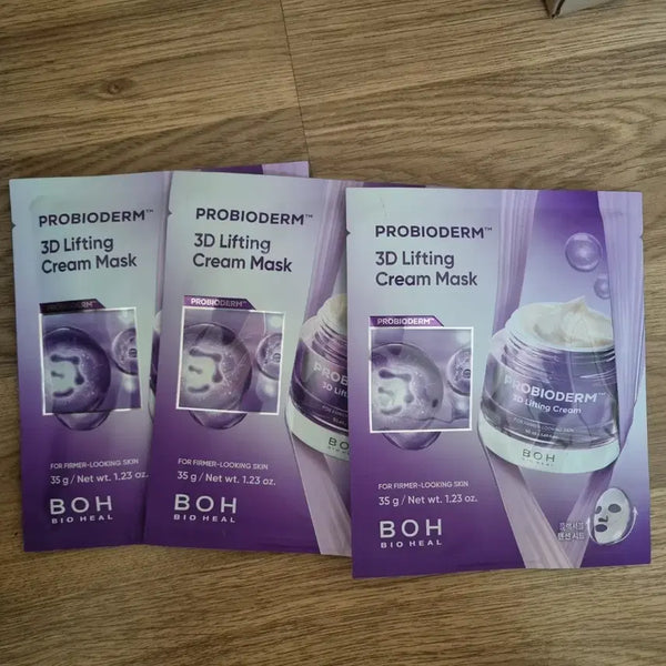 [BUNJANG] BioHealPH Pro-BioDerm 3D Lifting Cream Mask (3 Sheets) / 바이오힐보 프로바이오덤 3D 리프팅 크림 마스크 3장