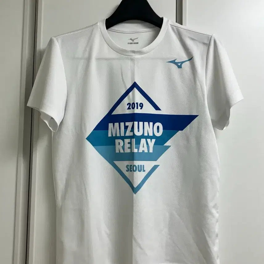 [BUNJANG] Mizuno Relay Seoul Half Sleeve T-Shirt / 미즈노 릴레이 서울 반팔 티셔츠