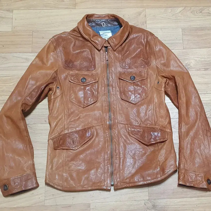 [BUNJANG] Z ZEGNA Natural Lambskin Leather Biker Jacket / 지오지아 AND Z 남성 천연 양가죽 자켓 남자100  칭찬은고래도춤추게