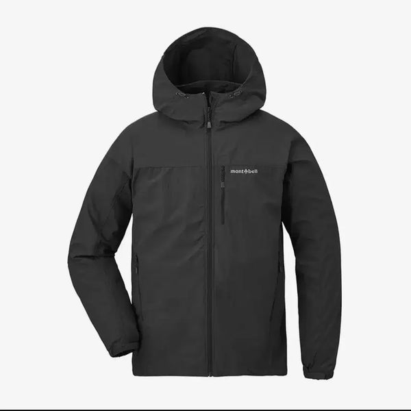 [BUNJANG] Montbell Odie Hood Windbreaker Black / 몽벨 오디 후드 바람막이 블랙