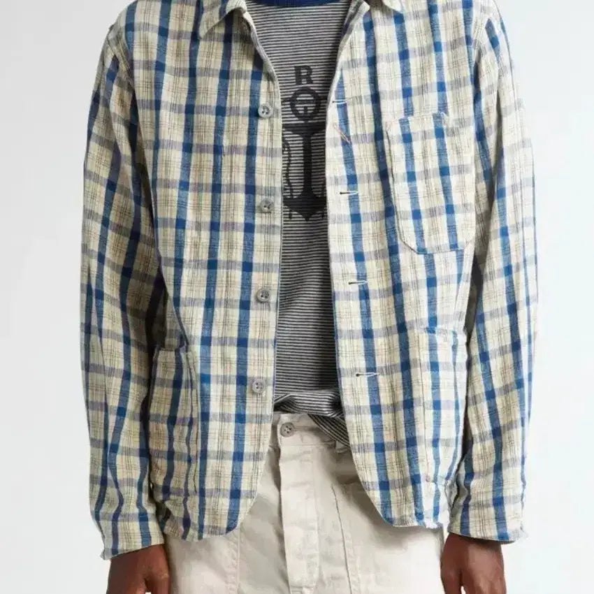 [BUNJANG] RRL Linen Engineered Jacket Size S / RRL 린넨 엔지니어드자켓 S 100사이즈