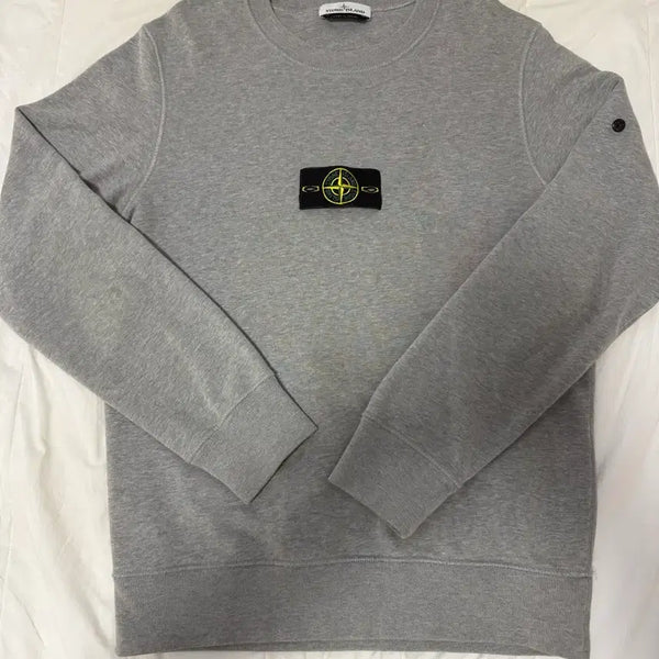 [BUNJANG] Stone Island Grey Sweatshirt M / 스톤아일랜드 그레이 맨투맨 M