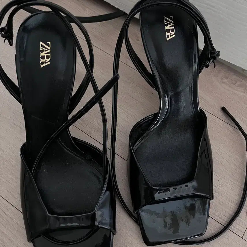 [BUNJANG] Zara Black Mules Sandals / 자라 뮬 샌들 블랙