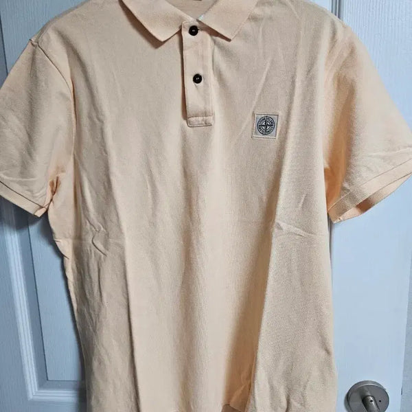[BUNJANG] Stone Island Peach Polo T-Shirt 3XL / (정품) 스톤아일랜드의 피치색 카라티 3XL
