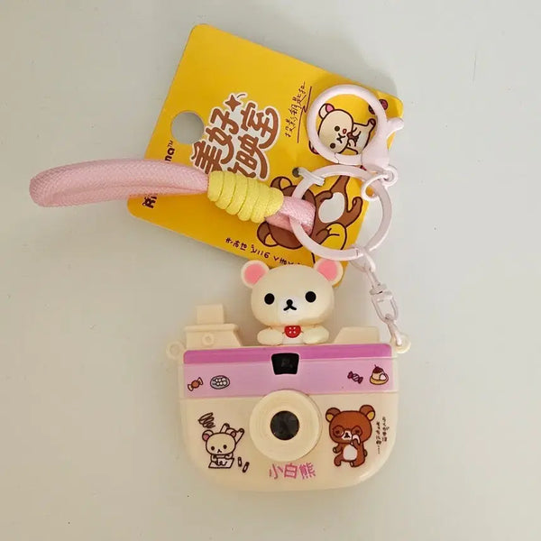 [BUNJANG] Rilakkuma Camera Keychain / 리락쿠마 카메라 키링