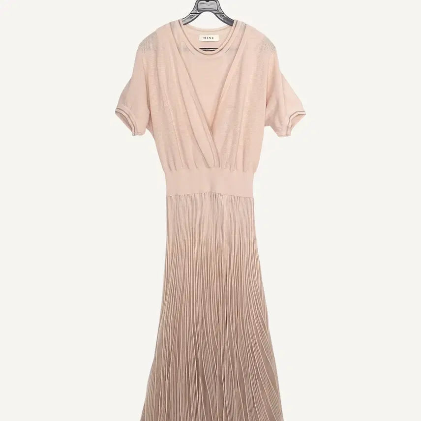 [BUNJANG] MINE Pink Long One-Piece Dress / [가격인하]  마인 MINE 핑크 롱 원피스 90_A758
