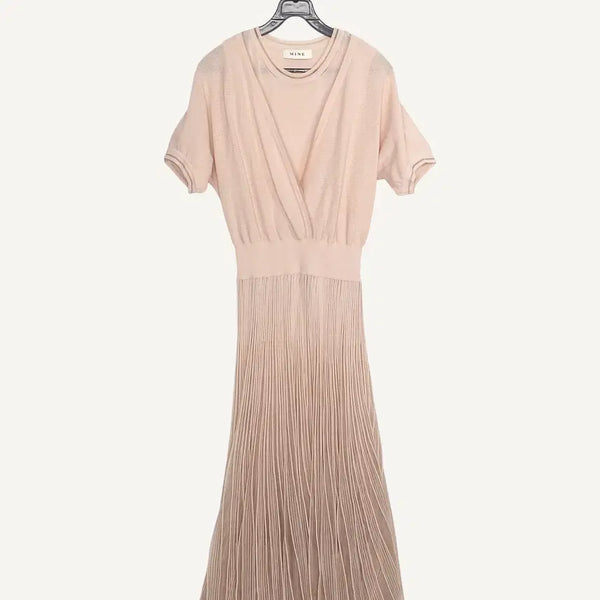 [BUNJANG] MINE Pink Long One-Piece Dress / [가격인하]  마인 MINE 핑크 롱 원피스 90_A758