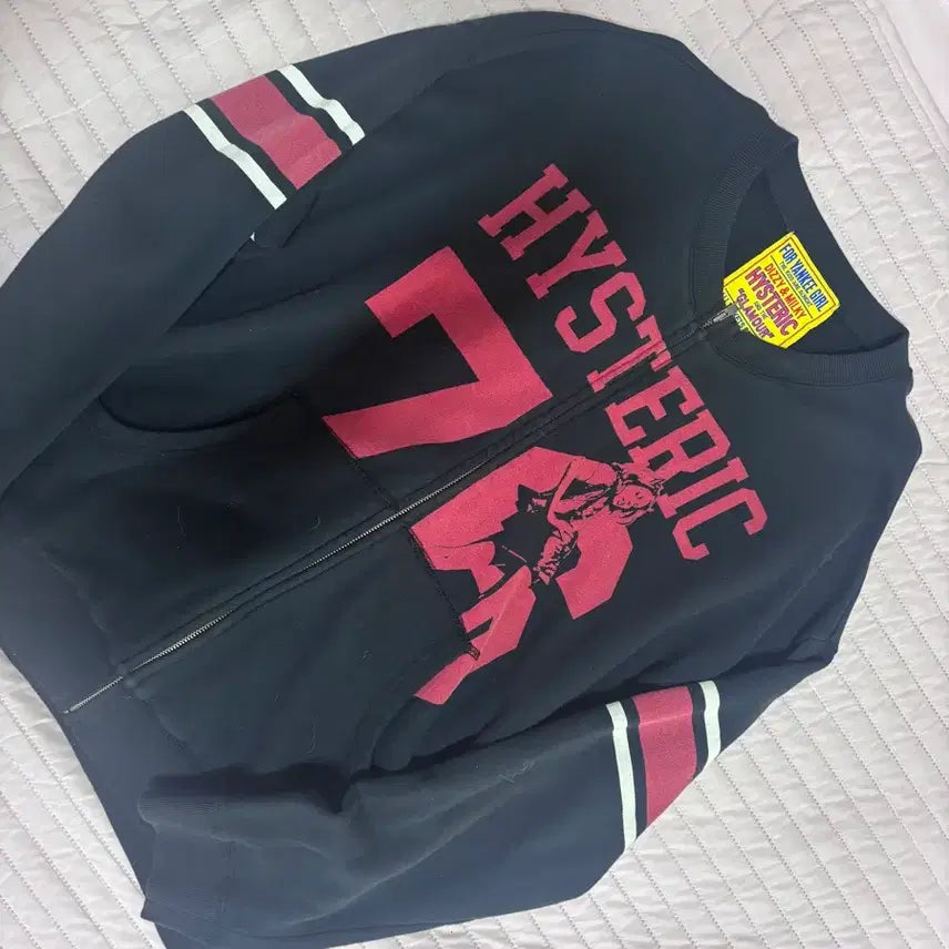 [BUNJANG] Hysteric Glamour 76 Zip-Up Jacket (Free Size) / 히스테릭 글래머 76 집업 자켓 Free