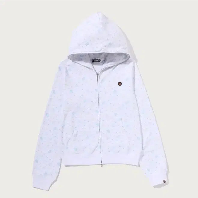 [BUNJANG] BAPE Milo Star Pattern Full Zip Hoodie / 베이프  여성용 리사 마일로 스타 패턴 원 포인트 풀 집업 후드