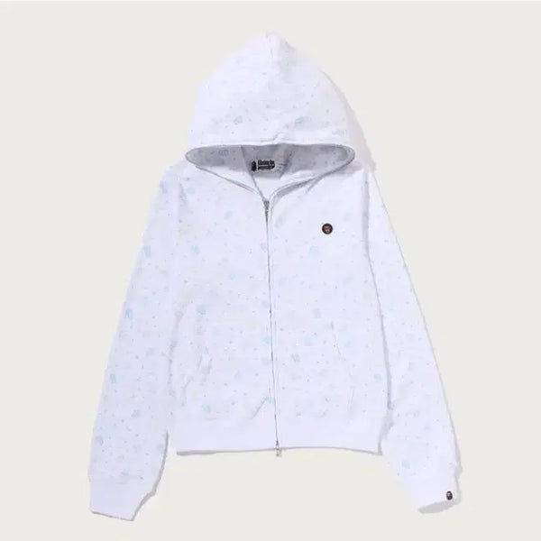 [BUNJANG] BAPE Milo Star Pattern Full Zip Hoodie / 베이프  여성용 리사 마일로 스타 패턴 원 포인트 풀 집업 후드