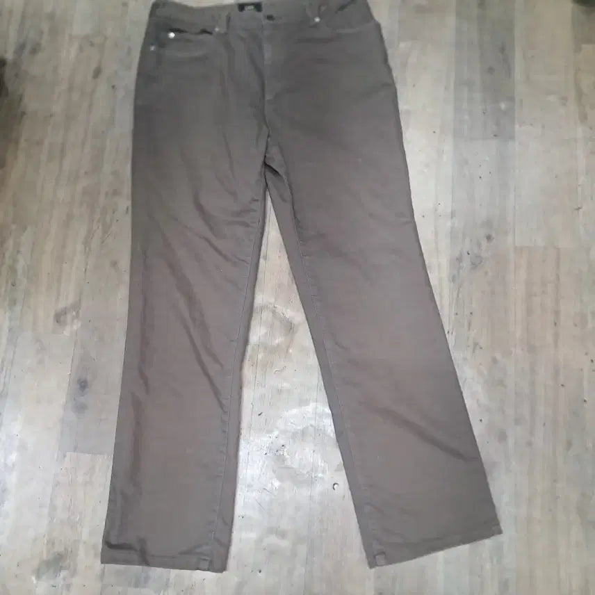 [BUNJANG] Lee Men's Standard Straight Fit Khaki Cotton Pants / [브랜드 미상] LEE 남성 카키색 면바지