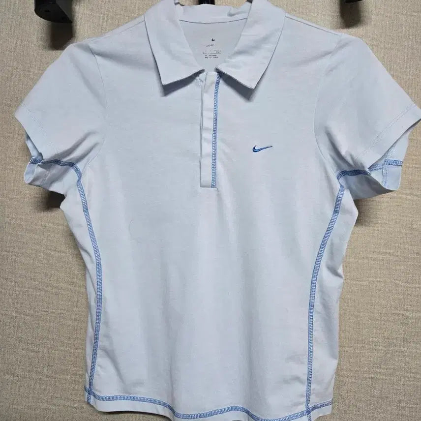 [BUNJANG] Nike Women's Light Blue Short Sleeve Polo T-Shirt / 나이키 여성 반팔 카라티 라이트블루
