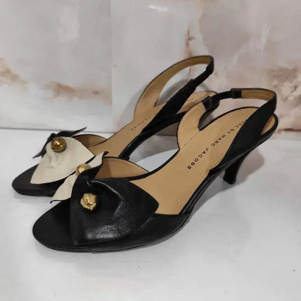 [BUNJANG] Marc Jacobs Ribbon Peep-Toe Heels / 35.5 225mm 마크제이콥스 리본 핍토 구두