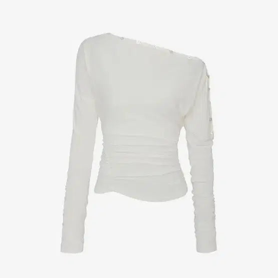 [BUNJANG] Pain Or Pleasure Jennie Button Top Ivory S / 페인오어플레져 제니 버튼 탑 아이보리 S