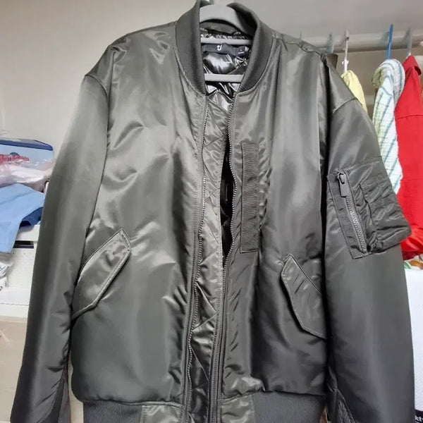 [BUNJANG] Uniqlo x Jil Sander +J MA-1 Jacket Grey / [L] 유니클로 x 질샌더 +J MA1 그레이