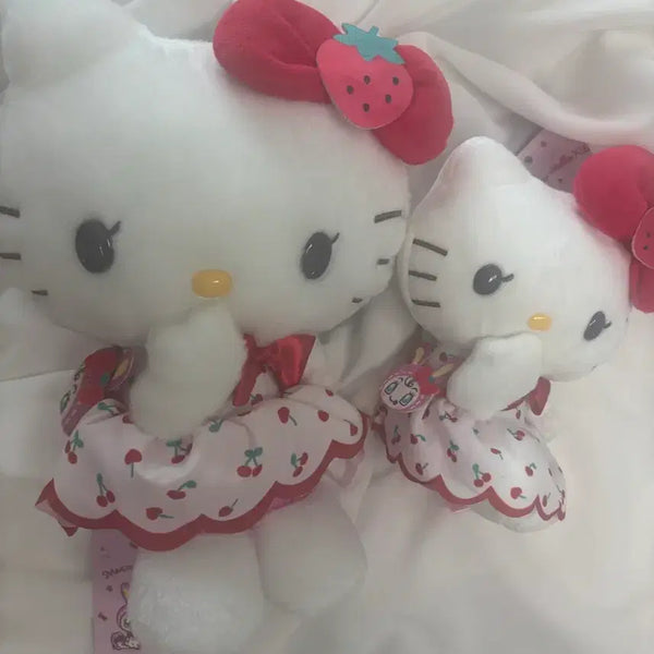 [BUNJANG] Sanrio x Mezzo Piano Hello Kitty Collaboration Plush & Mascot Set / 선착특가) 산리오 헬로키티 메조피아노 콜라보 누이,마스코트 세트