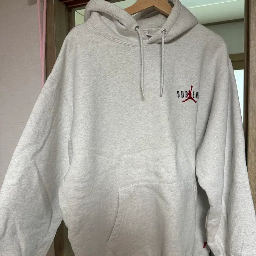 [BUNJANG] Supreme Jordan Hoodie Grey / 슈프림 조던 후드 그레이
