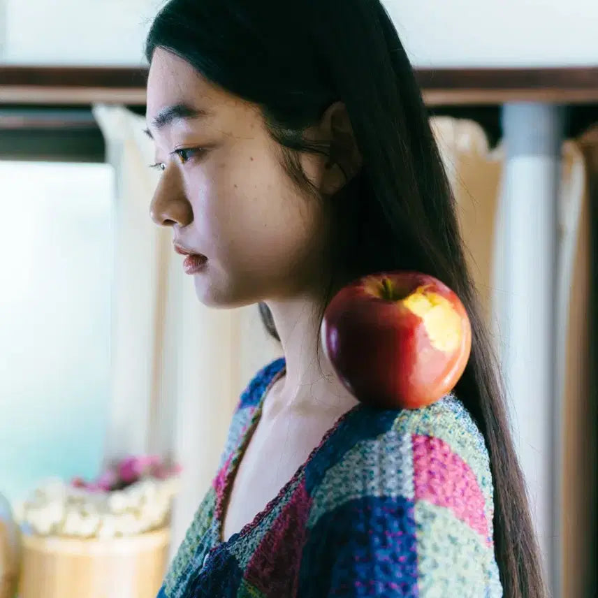 [BUNJANG] KOSEIO Pintuck Blouse Multi Color Knit / 코이세이오 PINTUCK BLOUSE MULTI
