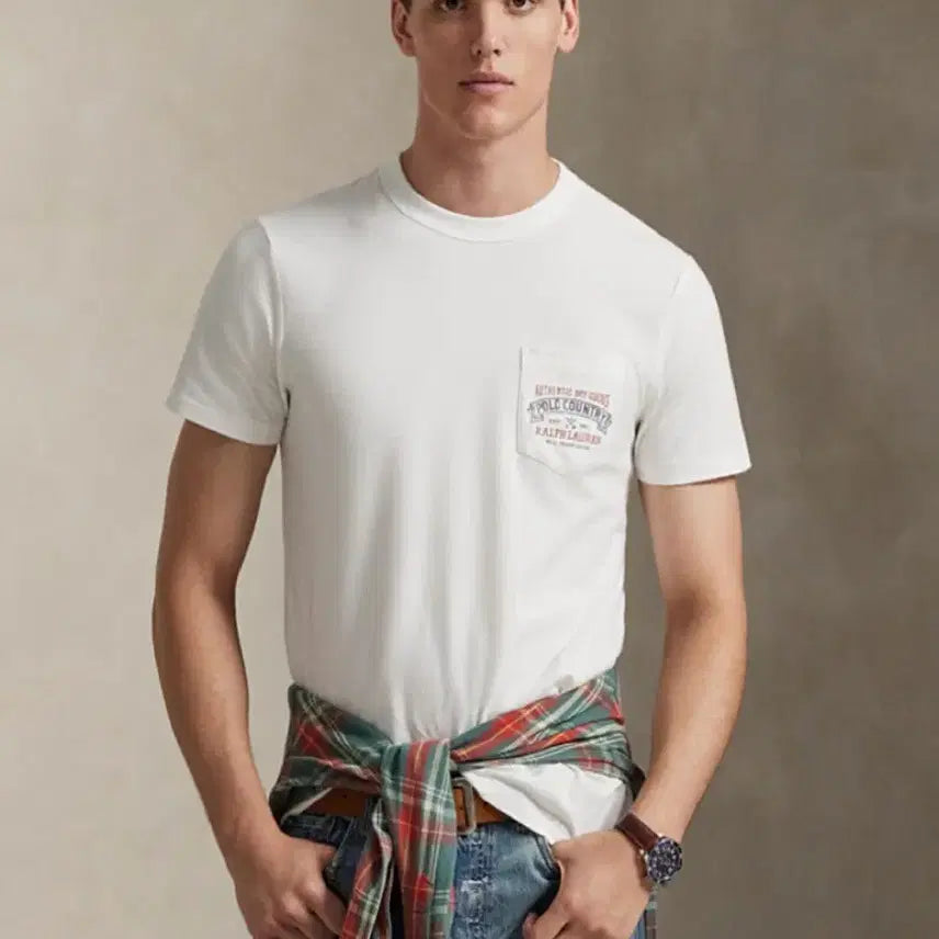 [BUNJANG] Polo Ralph Lauren Country T-Shirt White M / 폴로 랄프로렌 컨트리 티셔츠 새상품 판매합니다